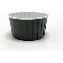 Muffin Kek Kapsülü Siyah Büyük Boy 50LI