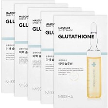 Glutathione Içerikli Aydınlatıcı Yaprak Maske (1AD) Mascure Whitening Solution Sheet Mask