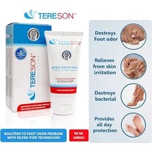 Tereson Koku Karşıtı Ayak Bakım Kremi 50 ml (Gümüş Iyon Korumalı)