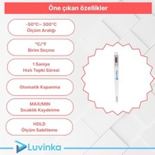 CH-103 Dijital Mutfak Termometresi, Sivri Uçlu Gıda ve Et Sıcaklık Ölçer Prob