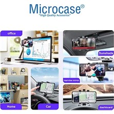 Microcase Araç Içi Numaratörlü Güneş Siperliği Ön Panel Dikiz Aynası Telefon Tutucu - AL2905