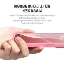 iPhone Kılıf Ince Sıvı Silikon 3 Katmanlı Jel Kauçuk (Toz Pembe (7), iPhone 13 Pro)