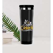 Bk Coffee Tasarımlı Çelik Termos Bardak