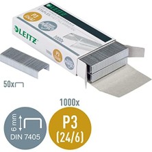 Power Performance Zımba Teli P3, 1000 Adet, Galvanizli, 55700000 24/6 mm