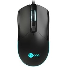 MS120 USB Kablolu 2400DPI 4 Tuşlu Rgb LED Aydınlatmalı Optik Gaming Optik Mouse Siyah