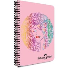 Yüz Desenli Spiralli Defter, A4, 100 Yaprak, 70G Kağıt, Çizgili, Dayanıklı Kapak, Kolay Açılan Spiral Cilt, Asorti Renkler