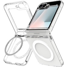 Galaxy Z Flip 7 Fe/z Flip 6 ile Uyumlu Ince Kılıf Ultra Hybrid Pro Sararmaya Dayanıklı Duraclear™ Hava Kanalı Teknolojisi™ Askeri Sınıf Koruma Clear Şeffaf Kapak - ACS09806