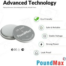 20 x Poundmax CR2450, DL2450,ECR2450, KCR2450 3V Lityum Madeni Düğme Pil