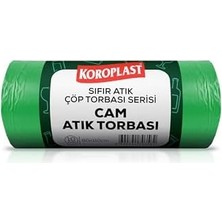 Cam Atıklar Jumbo Çöp Torbası 10’lu 80×110 Cm, Kesici Atıklara Dayanıklı, Çift Katlı, Geri Dönüştürülebilir, Kolay Bağlanabilir, Depo, Restoran, Okul, Fabrika, Ev, Ekstra Kalın Çöp Torbası
