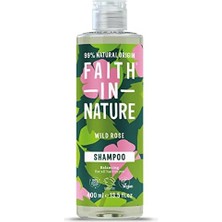 Faıth In Nature %99 Doğal Onarıcı Şampuan Normal & Kuruya Dönük Saçlar Için (Yabani Gül, 400 Ml)