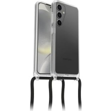 React Necklace Galaxy S24 Için Kılıf, Ultra Ince, Koruyucu Kılıf, Ayarlanabilir ve Çıkarılabilir Cep Telefonu Zincirli, Askeri Standartlara Göre Test Edilmiştir