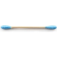 The Humble Co. - Humble Brush Swabs - Blue, Bambu Kulak Çubuğu Mavi, Çevre Dostu Pamuklu Kulak Çubukları, Plastik Içermeyen Ambalaj, Doğal Renkli Pamuktan Kulak Çubukları