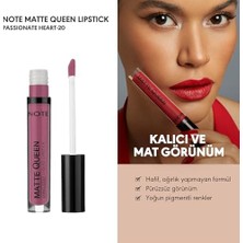 Lipstick 20 Passionate Kalıcı Likit Ruj, Mor