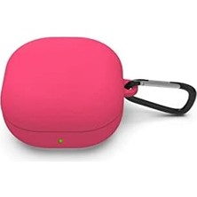 Nanospace  Galaxy Buds 2 - Buds Pro - Buds Live Silikon Kılıf (Pembe)