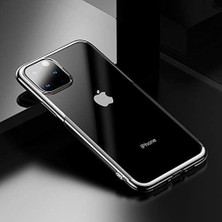 Shining, Cep Telefonu Kılıfı, Şeffaf/transparan - Gümüş/gri, 11 Pro Uyumlu, Tpu, Darbelere Karşı Koruyucu Telefon Kılıfı