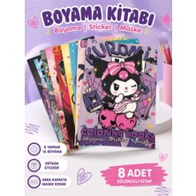PeriMila Sevimli Karakterler 8'li Karma Boyama Kitabı Seti