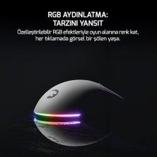 Gamepower Fenix 24.000DPI Triple Mode (Kablolu/bluetooth/2.4g) Beyaz Gaming Mouse