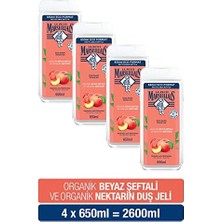 Duş Jeli Beyaz Şeftali & Nektarin (4 x 650 Ml)