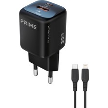 35W Gan Hızlı Şarj Adaptörü, Hızlı Şarj Başlığı,1x Type-C Girişi, 1x USB Girişi, Güçlü Performans, Aşırı Gerilim, Kısa Devre, Isınma ve Akım Koruması, Gelişmiş Güvenlik ve Geniş Uyumluluk (Kablo Dahi)