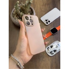 Süper Ince Mat Ultra Thin Silikon Kılıf Çöl iPhone 16 Pro ile Uyumlu