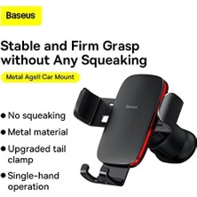 Car Mount Metal Age Iı Gravity On The Vertical And Horizontal Ventilation Grillet Black (SUJS000001)