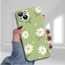 Iphone 13 ve 14 ile Uyumlu Papatya Desenli Kılıf