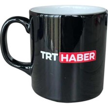Haber Logolu Siyah Kupa