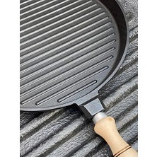 Döküm Izgara Tavası (31 cm Çapında)
