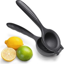 Döküm Limon Sıkacağı Limon Presi Büyük Boy 24CM, Siyah Metal Limon Sıkacağı, Döküm Naranciye Sıkacağı
