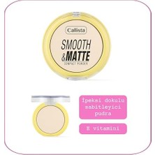 Callista Smooth & Compact Powder Mat Bitişli Toz Pudra - 50 Nude Ivory