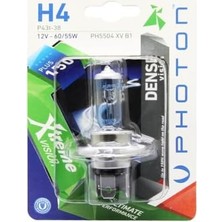 Ampul H4 12V 60/55W Xtreme Vision +%150 Fazla Işık (Tekli Blister) Pht PH5504 Xv B1