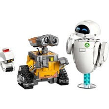 ǀ  ve Pixar Wall-E ve Eve 43279 – Film Sever Yetişkinler Için Dekoratif ve Koleksiyonluk Animasyon Film Karakterleri Model Yapım Seti, Yaratıcı Hediye Fikri (811 Parça)
