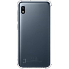 Galaxy A10 Ile Uyumlu Şeffaf Airbag Antishock Silikon Kılıf