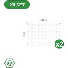Modüler Organizer Set Çekmece Içi Dolap Içi Düzenleyici Organizer Kristal (2'li Set)