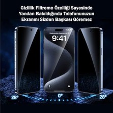 iPhone 15 Pro Max Hayalet Cam Ekran Koruyucu Tam Kaplayan Otomatik Hizalamalı Cam
