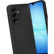 Galaxy A17 5g ile Uyumlu Kılıf Deri Görünümlü Thermax Silikon Kılıf Kamera Korumalı Kompakt Tasarım Galaxy A17 5g Için Deri Görünüm Kapak Siyah