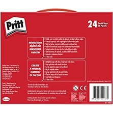 Pastel Boyalar, Canlı Renkler ve Rahat Uygulamalı Pastel Boya, Yumuşak Çocuk Boyası, Kolay Kullanımlı Resim Boyası, Dayanıklı Kırtasiye Malzemesi, Çantalı 24 Renk Pastel Boya