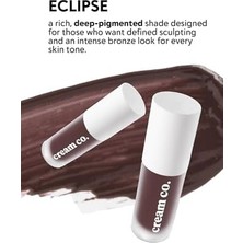 Cream Co. Likit Bronzer Glow Sculpt, Kontür Nötr Koyu Kahve, Yüz Şekillendirici Nemlendirici Makyaj