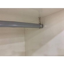 Boru U Flanş 4lü Paket Vidalı Dolap Askı Aparatı Tüm Marka Ürünlere Uyumlu