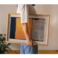 Fark Tanıtım Rothko Çerçevesiz Poster, Modern Dekoratif Çerçevesiz Poster, Tablo, Rothko-4, 21 x 30