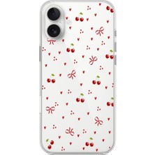 Iphone 17 Ile Uyumlu Yüksek Kalite Özel Tasarım Şeffaf Telefon Kılıfı SZR01