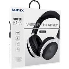 20W Süper Bass Csr Çip 200 Saat Bekleme Süreli 5.0 Kulak Üstü Bluetooth Kulaklık Siyah Blt-20