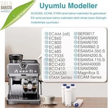 Pure Kafe DS012 - Delonghi Için 2 Adet Kahve Makinesi Su Filtresi