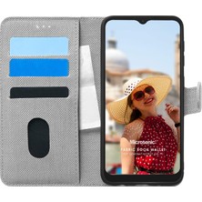 Mobile Gm 10 Için Kılıf Fabric Book Wallet Gri [gm 10 ile Uyumlu Kılıf - Gri]