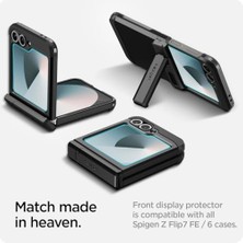 Galaxy Z Flip 6 ile Uyumlu Cam Ekran Koruyucu Kolay Kurulum Glas.tr Ez Fit Slim Hd (2 Adet) - AGL07972