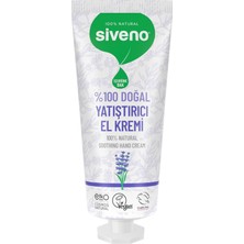 SIVENO%100 Doğal El ve Vücut Kremi Lavanta Cilt Yatıştırıcı Onarıcı Yoğun Nemlendirici Vegan 30 ml