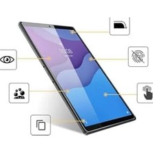 Tab M9 Ile Uyumlu Zore Tablet Temperli Cam Ekran Koruyucu, Renksiz