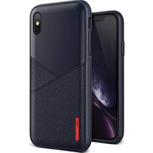 iPhone Xs Max Leather Fit Label Kılıf