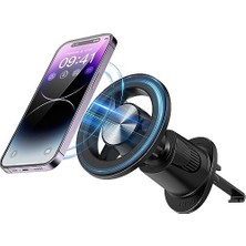 Otomobil Cep Telefonu Tutucu, Titreşim Önleyici Araç Tutucu, iPhone 14/13/12 Serisi ve Tüm Akıllı Telefonlar Için, Araç Tutucu, 360° Dönebilir, Mıknatıslı Cep Telefonu Tutucu, Araç Zhoppy