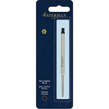 Waterman Tükenmez Kalem Refill, Tekli Blister, Fine (F) Uç, Siyah - 1964017